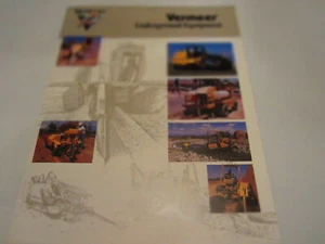 Vermeer Track &, Rubber Tire Trencher & Concrete Cutter, and Navigator Brochure - Picture 1 of 4