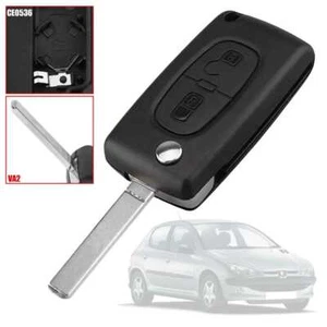 Cover Guscio Chiave CE0536 VA2 Telecomando due Tasti Key Citroen C2 C3 C4 C5 C6 - Zdjęcie 1 z 3