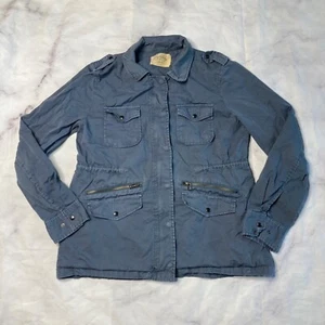 Lily Aldridge for Velvet Blue Moto Jacket Womens Size XL Pockets Zipper L/S Coll - Picture 1 of 6
