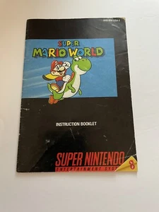 Super Mario World, nur Anleitung, Anleitung, SNES, Super Nintendo - Bild 1 von 2