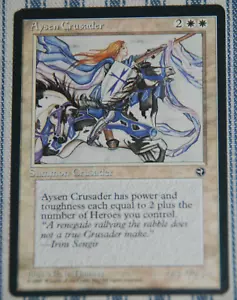 Magic the Gathering - Aysen Crusader - Homelands - White Creature - Bild 1 von 2