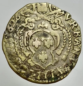 AVIGNONE - URBANO VIII 1623-1644 -AG/ BARBERINO 1626 RARA ! - Picture 1 of 2