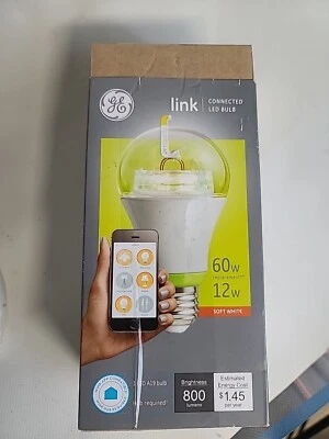 GE Link, Bombilla LED conectada inteligente inalámbrica A19 Foto 1 de 4