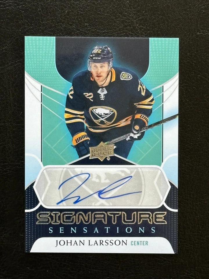 Johan Larsson 2020-21 UD Signature Sensations SS-JL Autograph. - Image 1 of 2