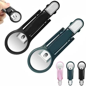 Nail Clippers with Magnifying Glass, Nail Clipper with Lens for Seniors - Picture 1 of 11