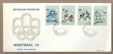 RWANDA - OLYMPICS MONTREAL 1976 First Day Cover - unaddressed - extra large