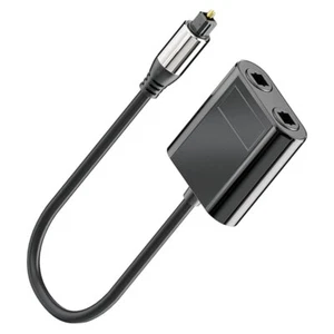 Optischer Kabel-Splitter, 1-in-2-Ausgang, optischer Audio-Splitter, - Bild 1 von 12