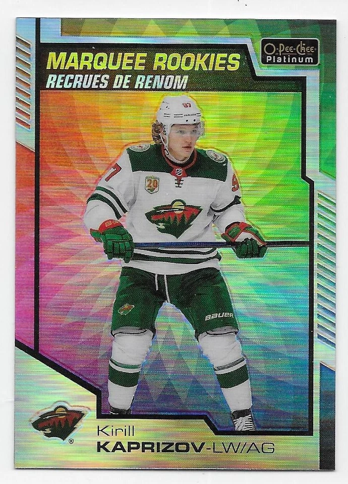 20/21 O-PEE-CHEE PLATINUM RAINBOW COLOR WHEEL Hockey (#1-200) U-Pick From List - Image 1 of 1