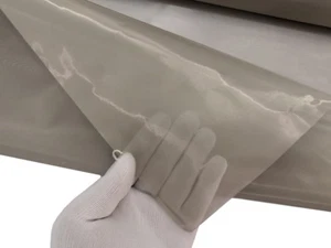 Copper Transparent Clear Fabric-Reducing EMF RF EMI Electrode Magnetic Faraday - Bild 1 von 9