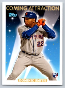 2018 Topps Archives #CA-17 Dominic Smith New York Mets RC Baseball Card - Picture 1 of 2