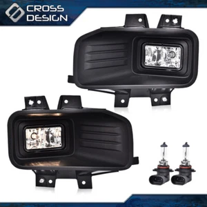 Pair Halogen Fog Lights Driving Lamps LH & RH Fit For 2018-2020 Ford F150 Pickup - Picture 1 of 10