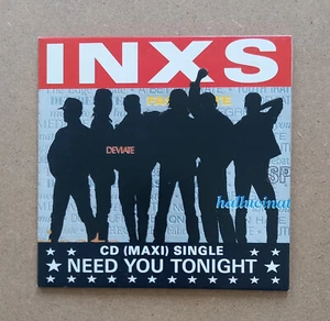 Cd Maxi Single Card Sleeve INXS Need you tonight 1987 Germany Polygram - Picture 1 of 4