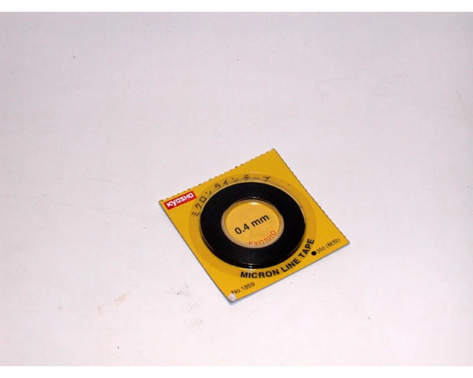 1859 - Kyosho Zierstreifen 0 4mmx8m schwarz