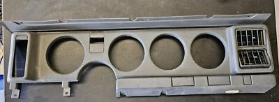 *SD+* 1985-90 Pontiac Firebird moldura de painel acabamento de medidor CINZA ventilação de instrumento OEM - Imagem 1 de 4