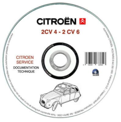 Citroen 2CV 4/6 (Model Year 1970…)  manuale officina repair manual - Immagine 1 di 4