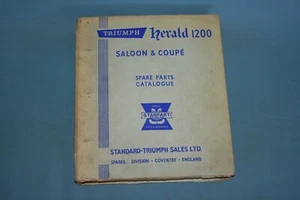 Triumph Herald 1200 Saloon Coupe Spare Parts List Catalogue Manual  - Imagen 1 de 12
