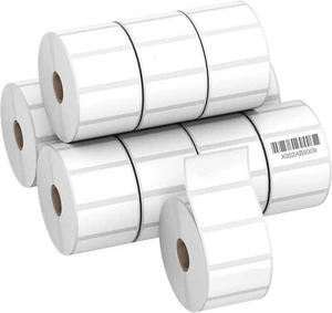 2.625x1 2000/Roll Direct Thermal FBA Shipping Label UPC Barcode DIY Logo Sticker - Picture 1 of 12