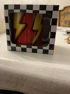 Job Seletti Blow Mug Lightening Flash Ceramic Porcelain Coffee Tea NIB Red - Picture 1 of 4