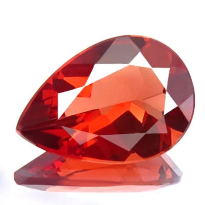 Labradorite 1.27ct Wow Flawless 100% Natural Red Andesine Best Color Perfect Cut - Image 1 of 4