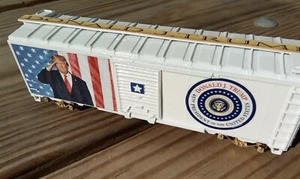 Donald J Trump 2024 HO Scale train president 45 47 athearn boxcar America - Picture 1 of 5