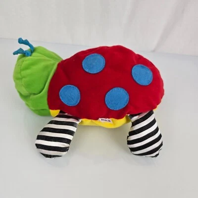 Kids ll 1999 Stuffed Plush Baby Toy Ladybug Turtle Squeak Crinkle Beanbag 10" - Image 1 of 4