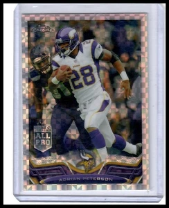 2013 Topps Chrome #100 Adrian Peterson Xfractors - Picture 1 of 2
