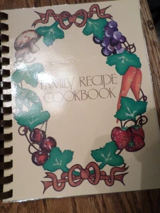 Unused FAMILY RECIPE Spiral Softcover Cookbook Write Your Recipes on Blank Pages - Picture 1 of 3