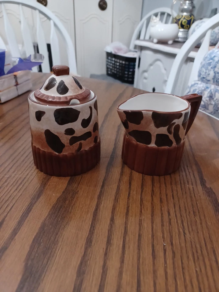 Crema y azucarero Roscher Wild Thing con estampado animal con tapa    Foto 1 de 4