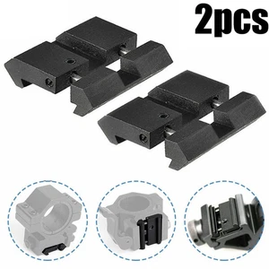 11mm To 20mm Tactical Picatinny Weaver Scope Dovetail Rail Adapters Mount Base R - Picture 1 of 9