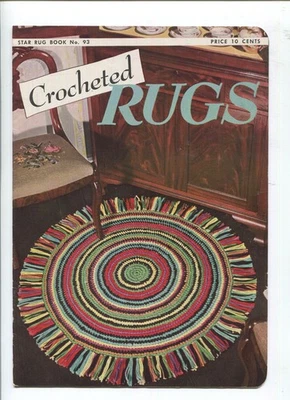 Star Book # 93 ~ Crocheted Rugs ~ 1952 Foto 1 de 2