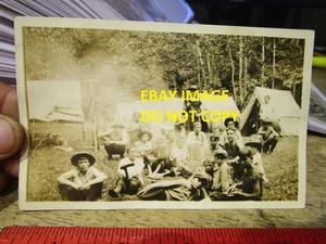 RARE OLD PICTURE PHOTO Real Postcard Terra Alta West Virginia Boy Scout Camp 1/4 - Picture 1 of 2