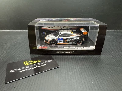 1/43 SCALE MINICHAMPS AUDI R8 - 24H ADAC NURBURGRING 2010 HANKOOK LIVERY - Image 1 of 4