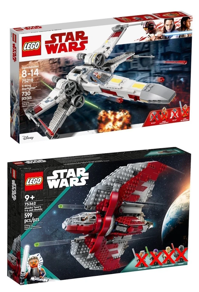 LEGO 75218 STAR WARS  X-WING STARFIGHTER 75362 AHSOKA TANOS T6 🚚 S. ESPRESSA - Immagine 1 di 1