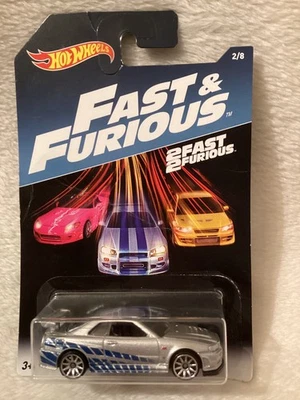 Hot Wheels ~ Gran Turismo Nissan Skyline GT- R & Fast & Furious (tarjeta mala) 2 ct Foto 1 de 4