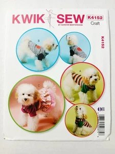 K4152 Kwik Sew Sewing Pattern. Dog Clothes. Size XS, S, M, L, XL - Picture 1 of 2