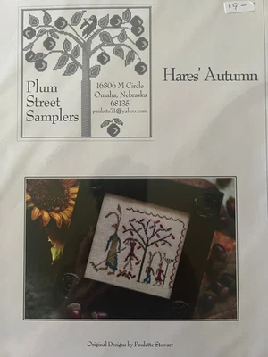 Plum Street Samplers-Hare's Autumn Chart - Image 1 of 2