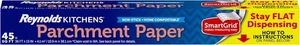 Reynolds Kitchens Stay Flat Pergamentpapierrolle, nicht kräuselnd 45 Quadratfuß, weiß  - Bild 1 von 8