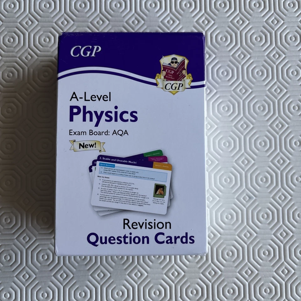 CGP A-Level Physics Revision Question Cards - Image 1 of 1