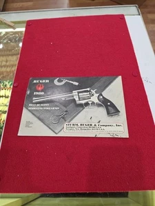 Folleto de catálogo de armas de fuego Ruger 1980 de colección - Imagen 1 de 2