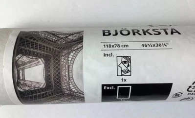 IKEA BJORKSTA Debajo de la Torre Eiffel Imagen (Sin Marco), 30 3/4 x 46 1/2" Nuevo Foto 1 de 3