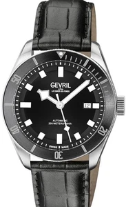 Reloj de buceo Gevril Yorkville 48600-3 automático 43 mm hecho en Suiza para hombre - Imagen 1 de 2