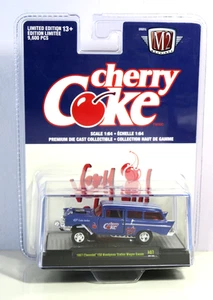 Chevrolet 150 Handyman Station Wagon 1957 máquinas M2 Gasser Cherry Coke 1:64 - Imagen 1 de 4