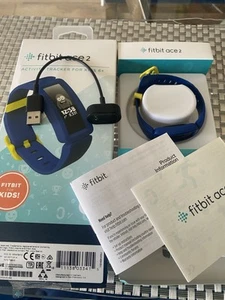 Fitbit Ace 2 - Fitness Tracker For Kids - In Original Box - Very Good Condition - Zdjęcie 1 z 16