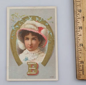 Victorian Trade Card Burdock Blood Bitters Suppositions - Picture 1 of 2
