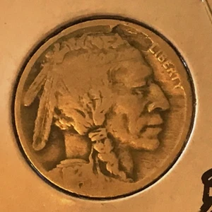 Níquel Buffalo 1921-S, 5 centavos de EE. UU., fecha de acuñación inferior, venta al por mayor en G es de $45 - Imagen 1 de 4