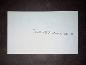Tarjeta índice firmada 3x5 Juan Francisco, REDS (debut 2009) (HS) - Imagen 1 de 1