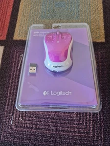 Logitech M325C Collection Wireless Mouse Purple White NEW SEALED - Picture 1 of 4