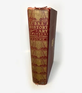 1904 Outlines of the History of Art Wilhelm Lubke Volume I illustrated Book - Picture 1 of 24