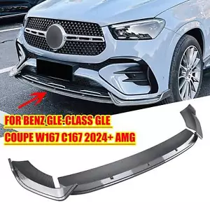 Alerón delantero de carbono ABS divisor de labios para Mercedes Benz GLE Coupe W167 C167 24+ - Imagen 1 de 11