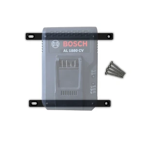 Wandhalterung für Bosch AL 1880 CV  Akku Ladegerät, Wandhalter Inkl. Schrauben - Bild 1 von 5